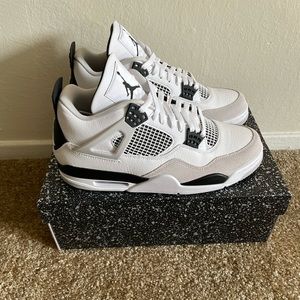 Jordan 4 Military Black Shoes
